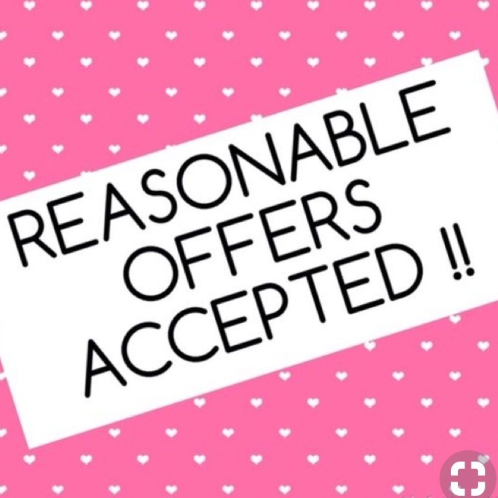 Reasonable offers accepted!